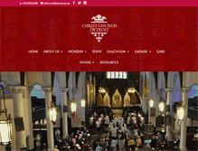 Tablet Screenshot of christcd.org